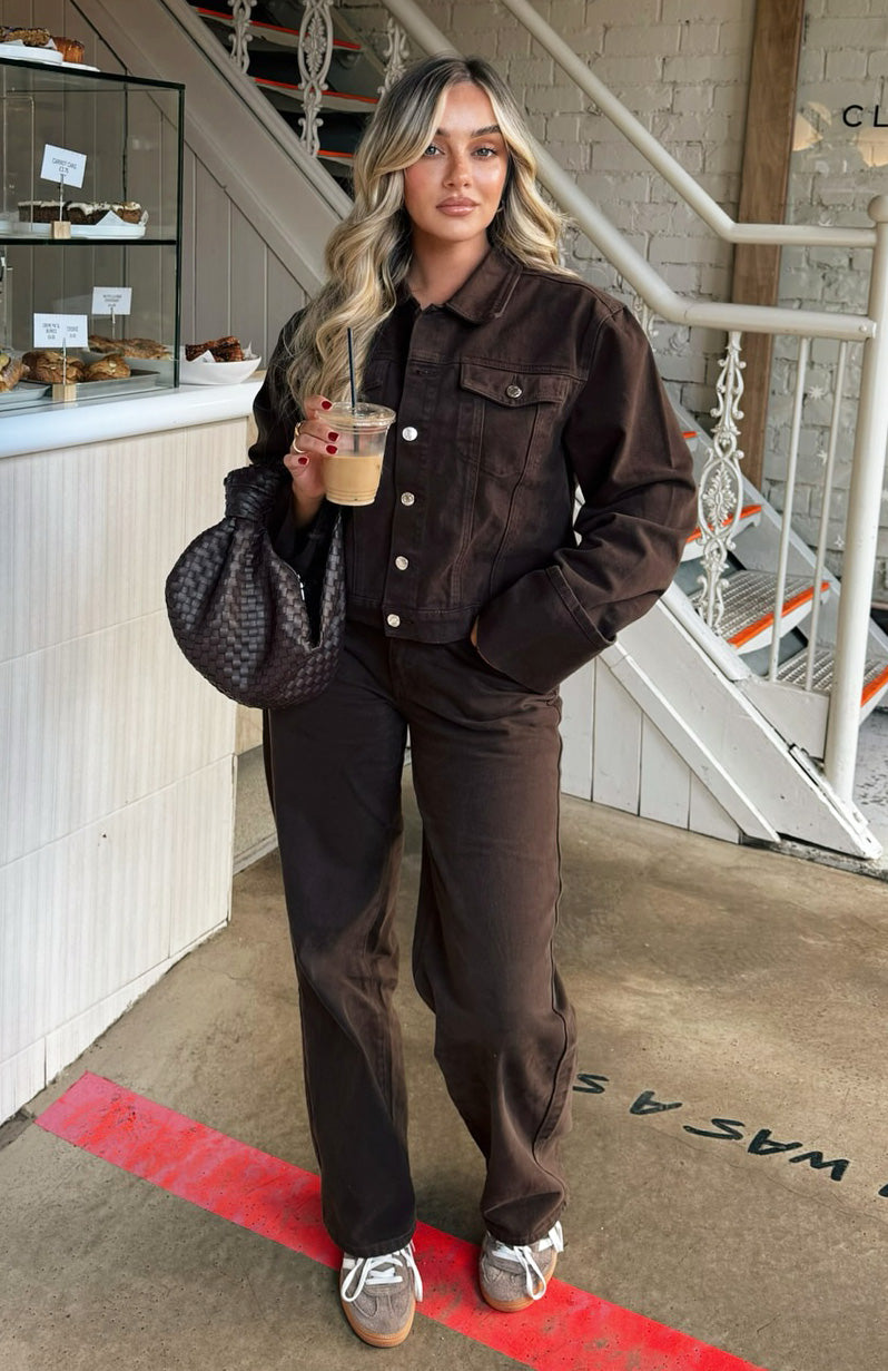 CharlotteDenimJacketChocolateWash